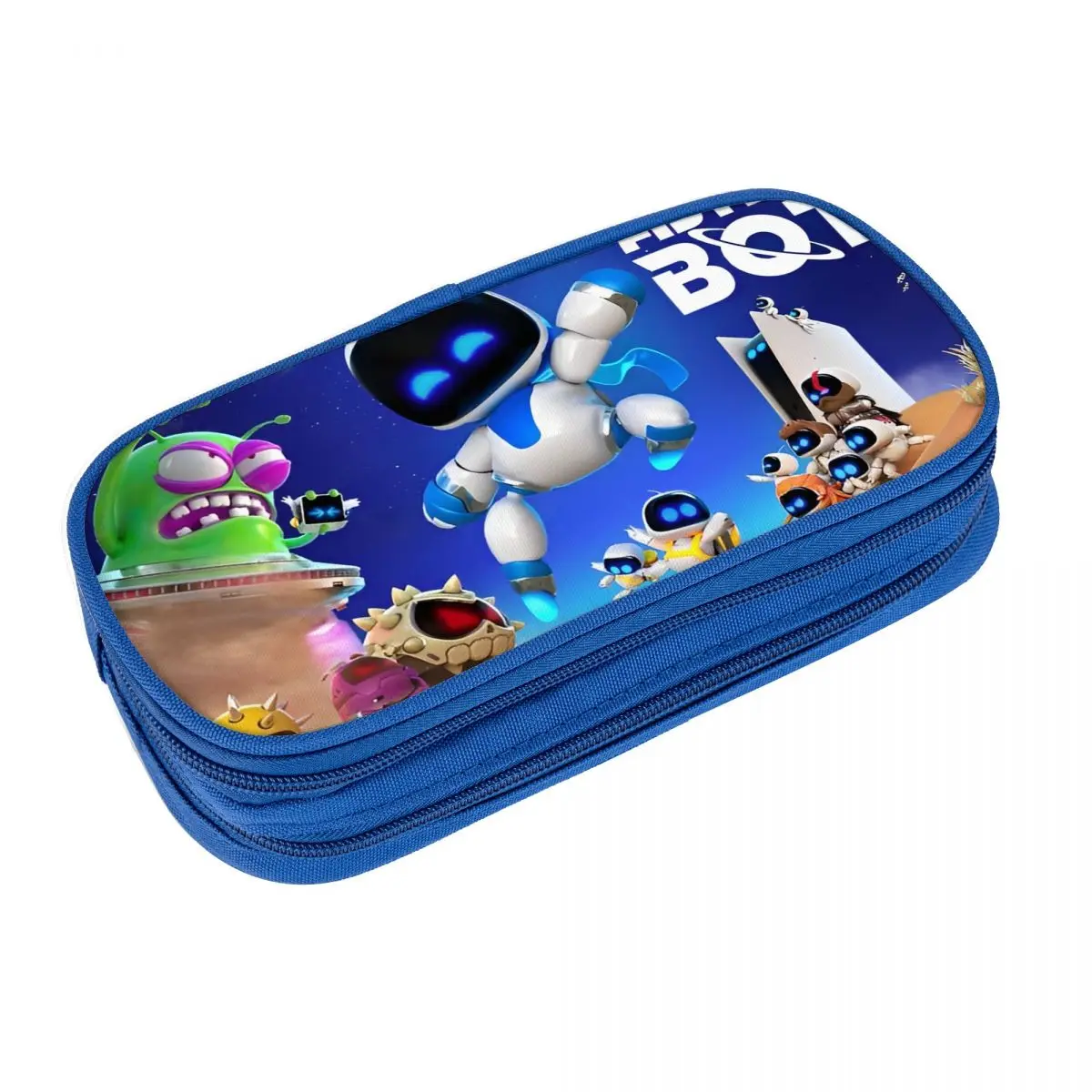 Cool Pencil Case A-Astro-Bot Cartoon Robert Pencil Box School Pencil Cases Boy Girl Canvas Design School Stationery