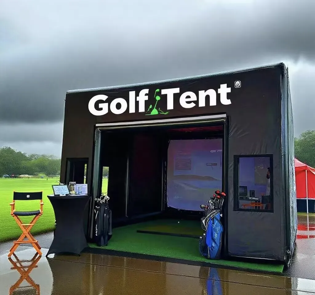 

Portable Inflatable Golf Field / Mini Golf Course / Outdoor Indoor Inflatable Golf Simulator Tent for Sale