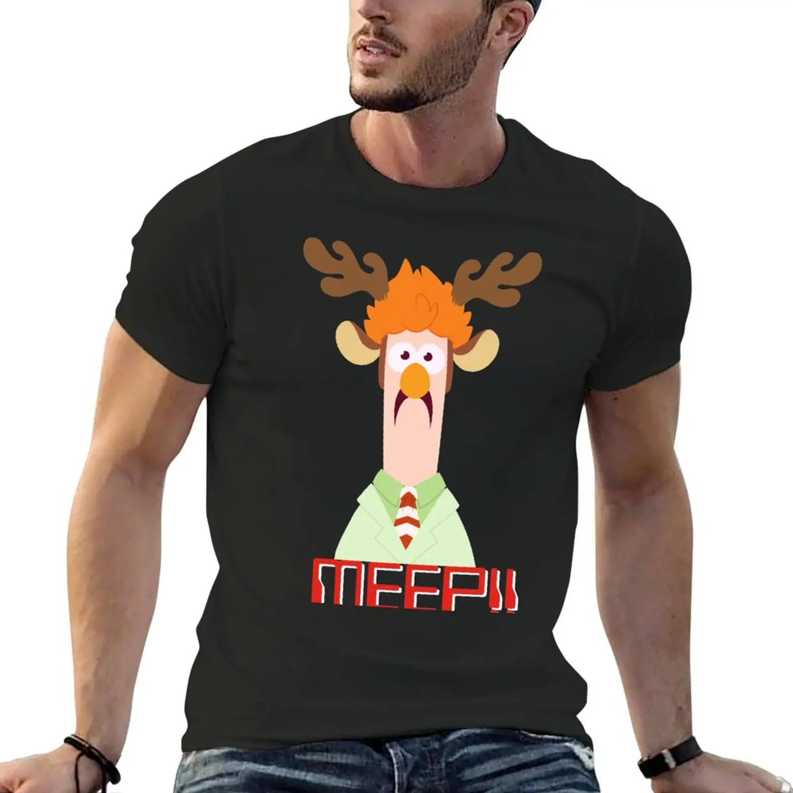 

Meep Meep! Футболка уличная роскошная футболка Мужская хлопковая футболка