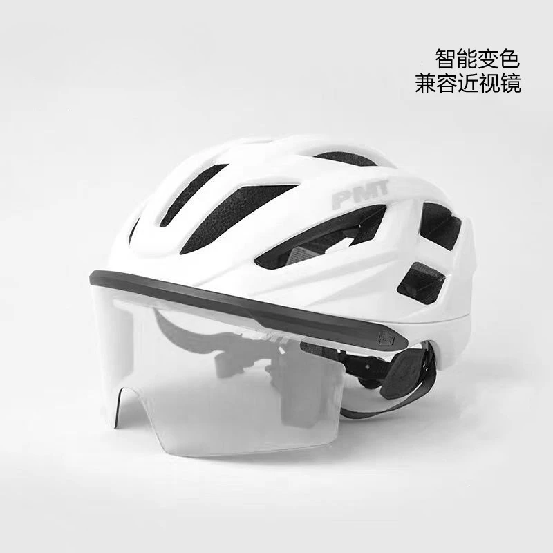 Cycling Helmet Magnetic Suction Smart Color-changing Bicycle Road Bike Safety Hat Antibacterial Lining