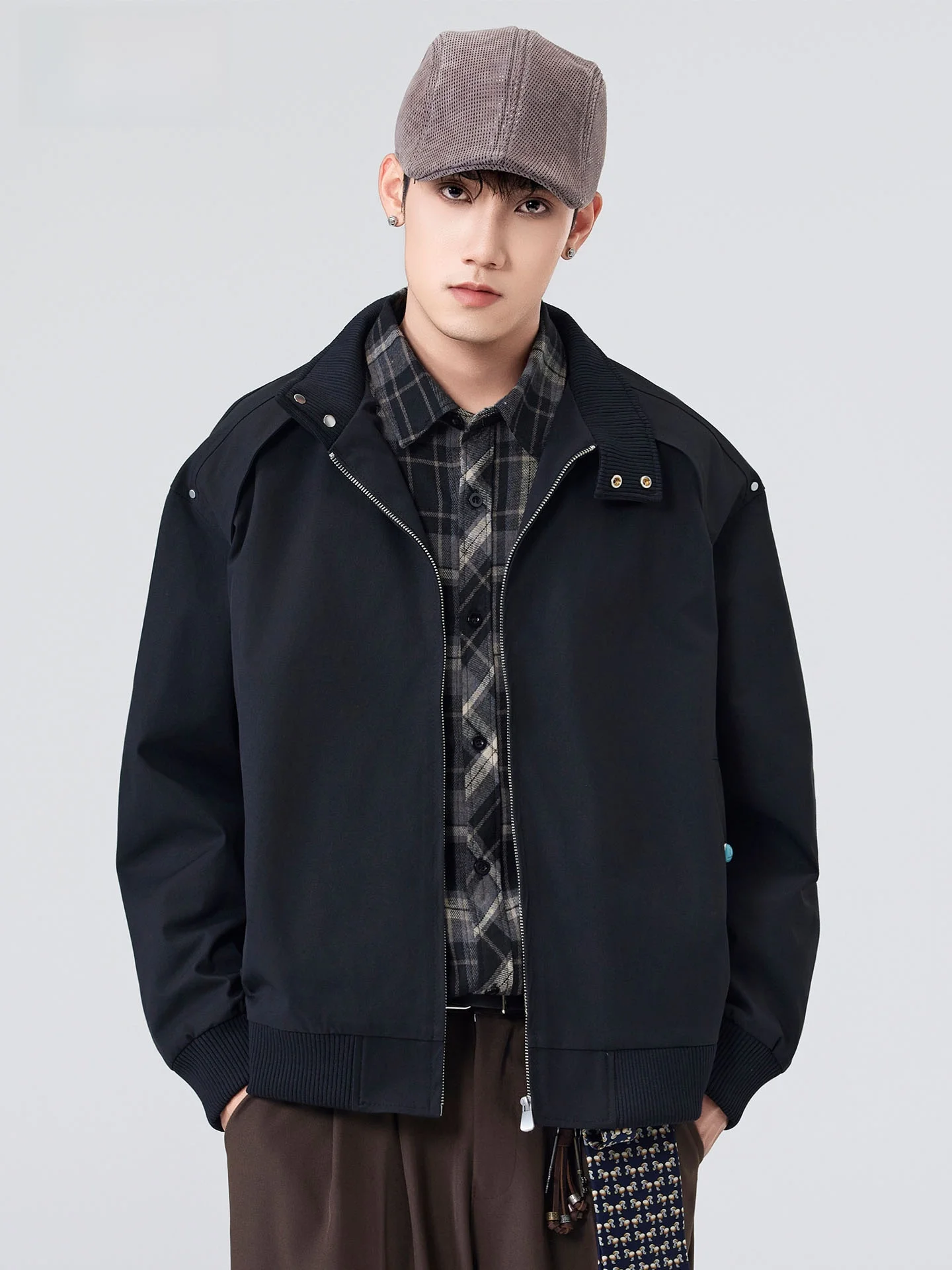 jaet-a-col-montant-retro-americain-pour-garcons-et-adolescents-tenue-de-baseball-a-boutons-sens-haut-polyvalent-pour-les-deplacements-tendance