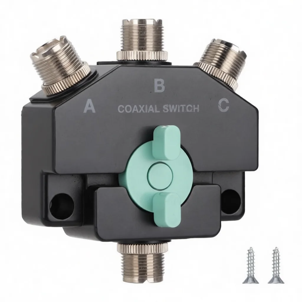 CX310 Antenna Switcher 3 Way Coaxial Splitter For Mobile Radio Shortwave Transceiver Manual Base Station Signal Distributor - view 2