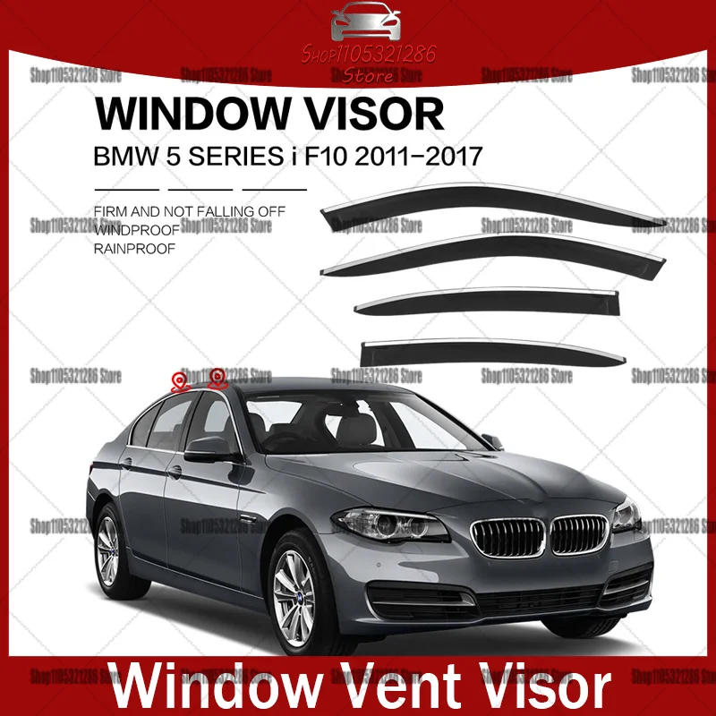 for-bmw-5-series-short-axis-weather-shield-bmw-5-series-window-visor-rain-or-shine-side-window-deflector-visor-shade-ventvisor
