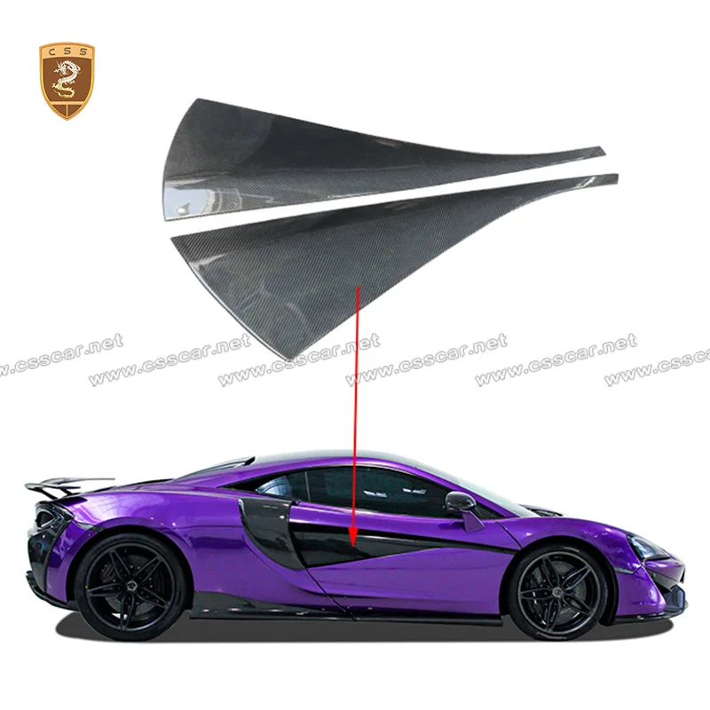 

Left Right Out Side Door Panel Cover Trim For Mclaren 540C/570S OEM/Nov Style Dry Carbon Fiber Moulding Exterior Accessories