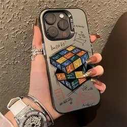 2024 nuova custodia per telefono Cool Magic Cube per iPhone 16 15 14 13 12 11 Pro Max XR XS MAX 7 8 Plus MINI Y2K Boy Cover posteriore Anti caduta