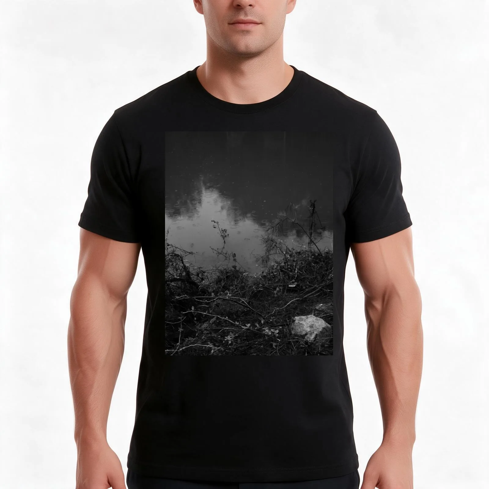 In My Dark Place (Where I Never Feared to Drown) T-Shirt, Summer Casual Cotton Tee, Oversized Streetwear Tops, Unisex Men Women