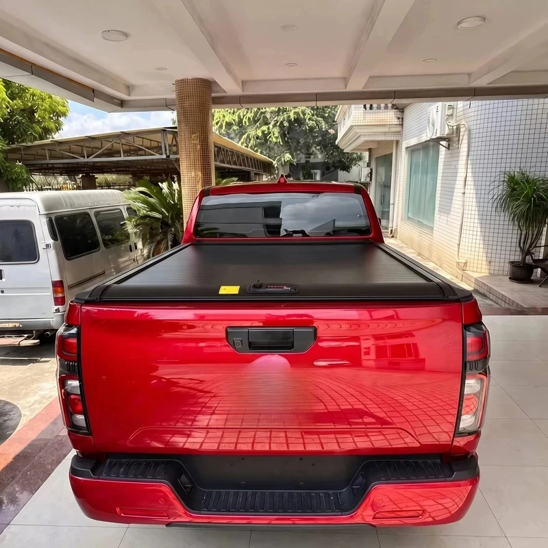 Pickup Roller Lid Truck Shutter Bed Hard Roll Up Manual Tonneau Cover Aluminum Retractable For Cannon Pao