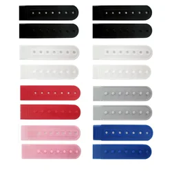 1 Pair Colorful Snapback Hats Replacement Strap - 6 Colors Plastic Fastener Baseball Cap Extender Snap Rich Colors