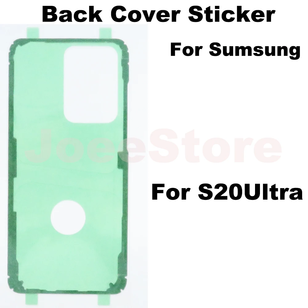 10pcs Back Battery Cover Door Sticker Adhesive For Samsung Galaxy S22 S21 S20 S10 S9 S8 Plus Ultra FE Back Waterproof Tape Glue