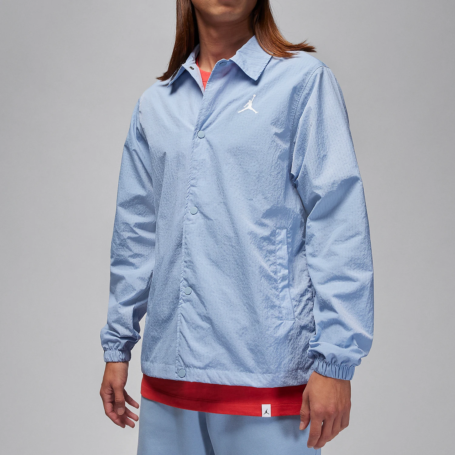 

Nike Genuine Jordan Essentials Men's Water-repellent Coach Jacket FN4542-436