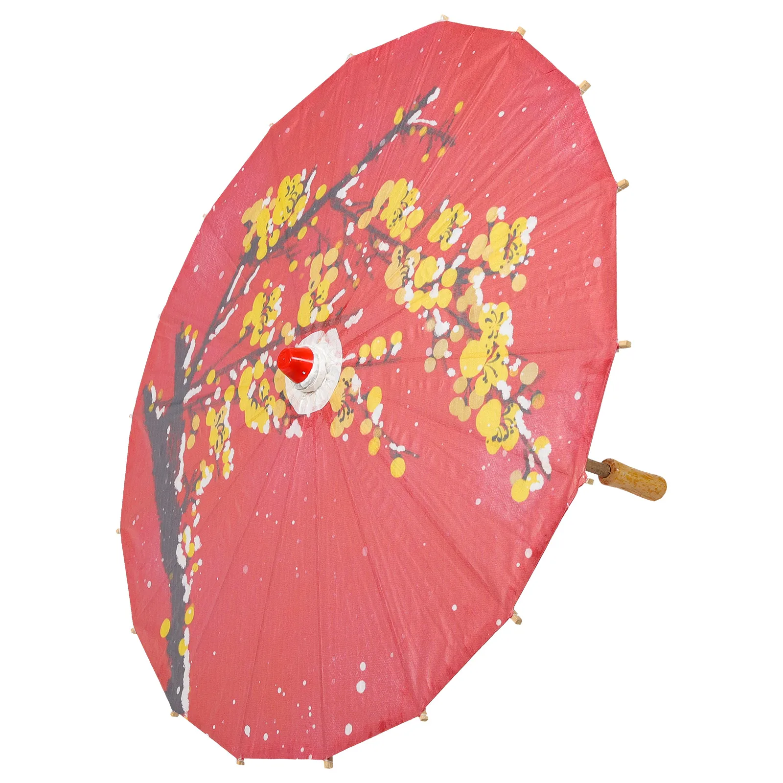 

Japanese Oil-paper Umbrella Red Classical Decorative Parasol for Wedding Party Photo Props Handmade Durable Design