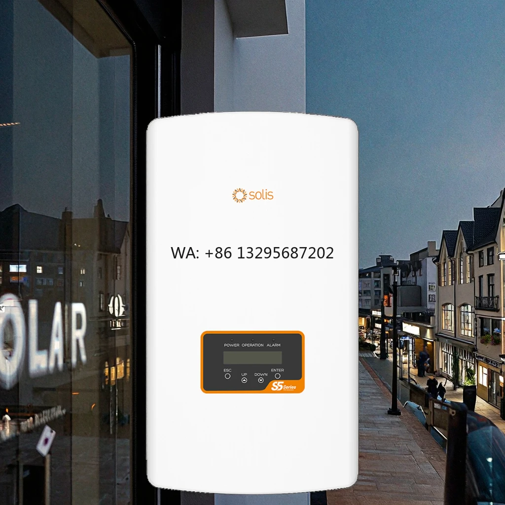 

Solis Three Phase 380V 400V 3-20kW Grid-Tied PV String Inverter with 2MPPT IP66 S5-GR3P(3-20)K