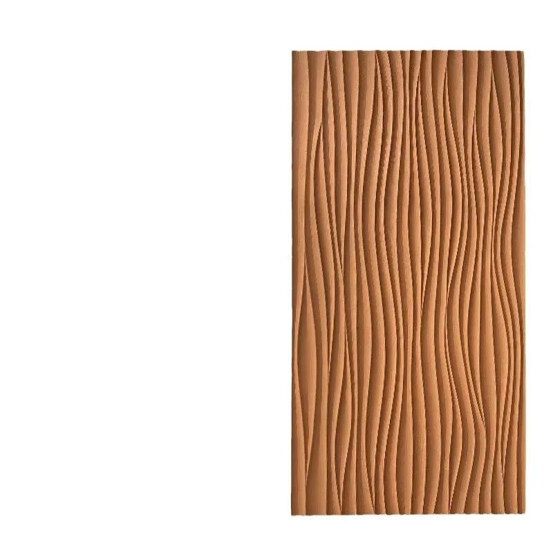 

PU stone skin wavy board texture board 3d cement brick structure brick three-dimensional corrugated cultural