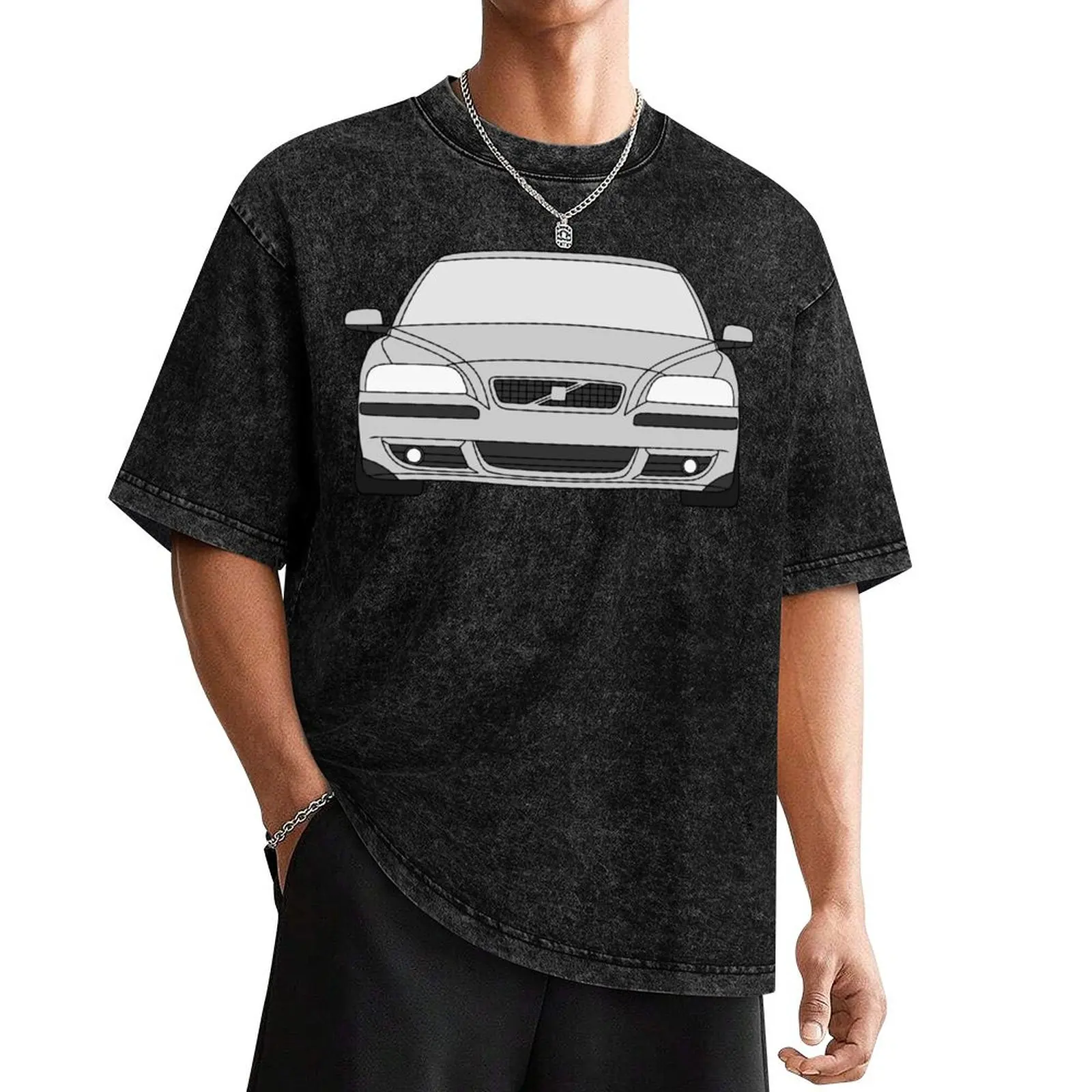 

S60R V70R P2R 2004-2007 silver color T-Shirt luxury t-shirt custom shirt mens white t shirts