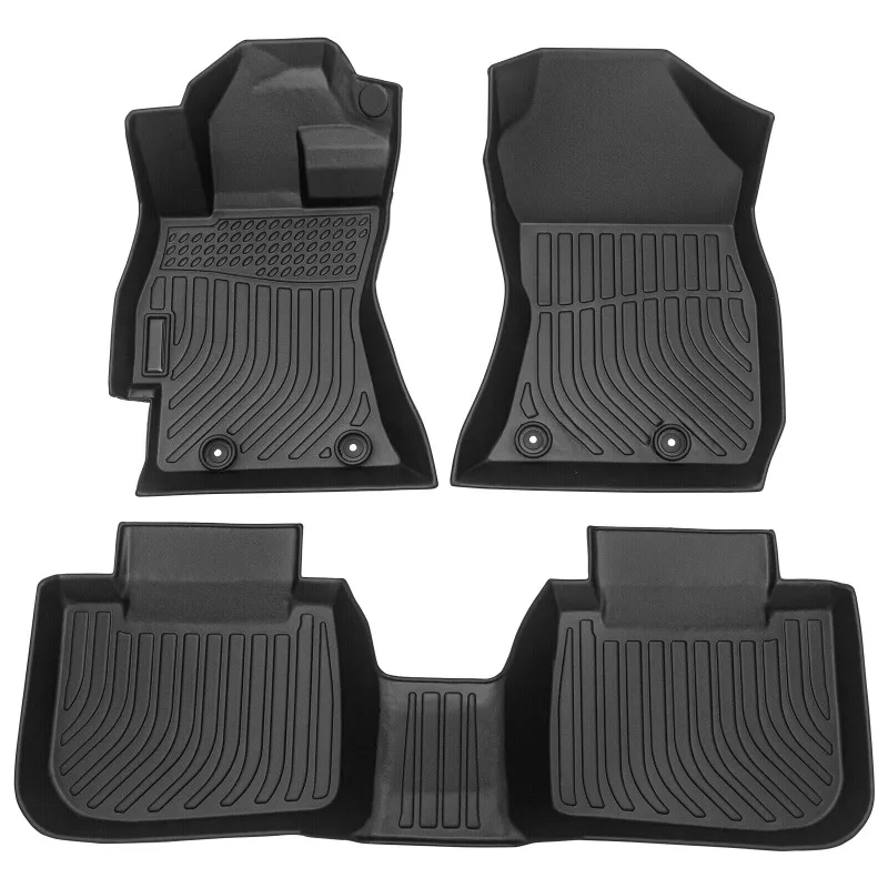 

3D Floor Mats Liners for 2015-2019 Subaru Outback/Legacy 2 Row TPE All Weather United States