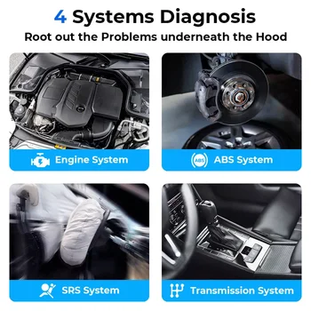 Topdon Auto Diagnostický Nástroj Všechny Systémy OBD2 Diagnostický Skener Motor ABS SRS Airbag Auto Scan Nástroj Čtečka Kódů ArtiDiag500 8 nejlepší prodej počítačová myš Westrom - №4