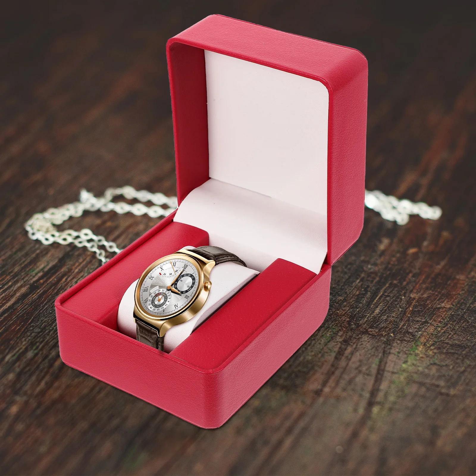 Modern PU Watch Box Multi-Purpose Display Case for Watches Jewelry Storage Protective Watch Container Jewelry Container