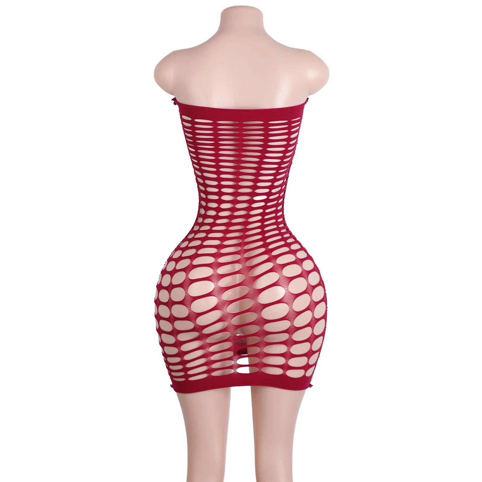 Stage Fishnet Rhinestone Bodysuit Performance Wear Sexy Dance Costume Club Outfit Entertainer Clothing Events Glamorous Apparel