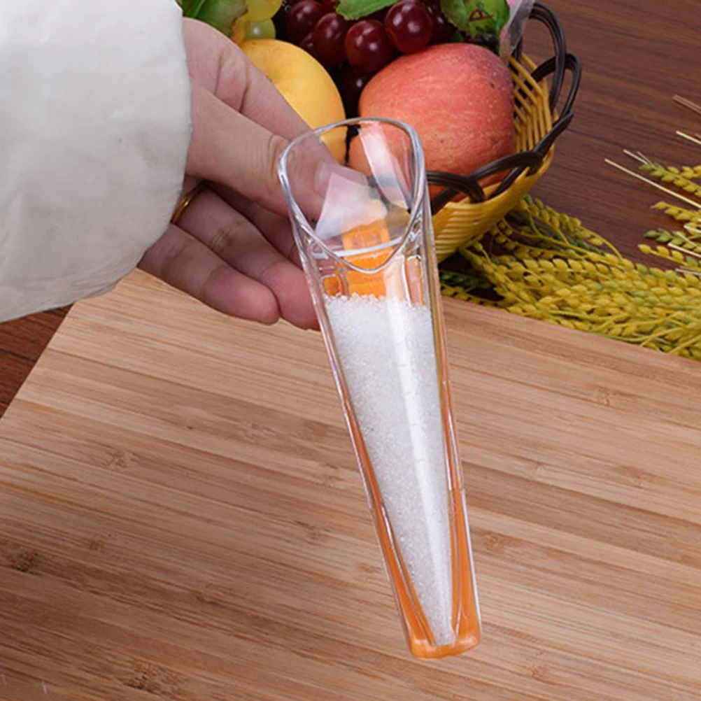 

2 Pcs Measurement Weigher Kitchen Gadget Yeast Measuring Cup Scale with Sealing Clip