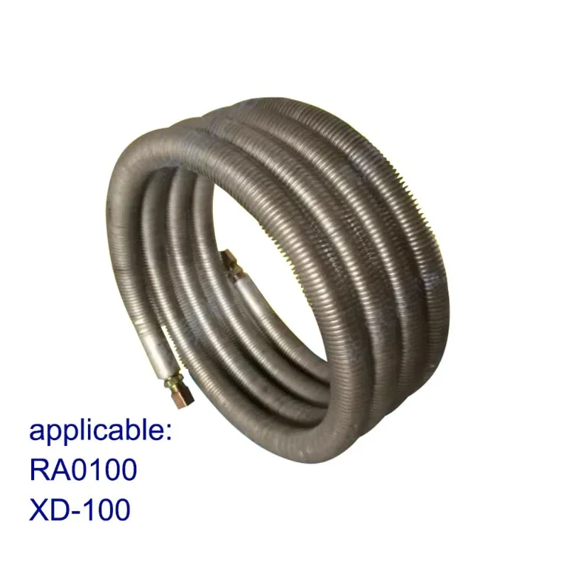 Heat exchange aluminum tube for vacuum pump RA0100 XD-100 Cooling tubing Heat sinks Replacement part