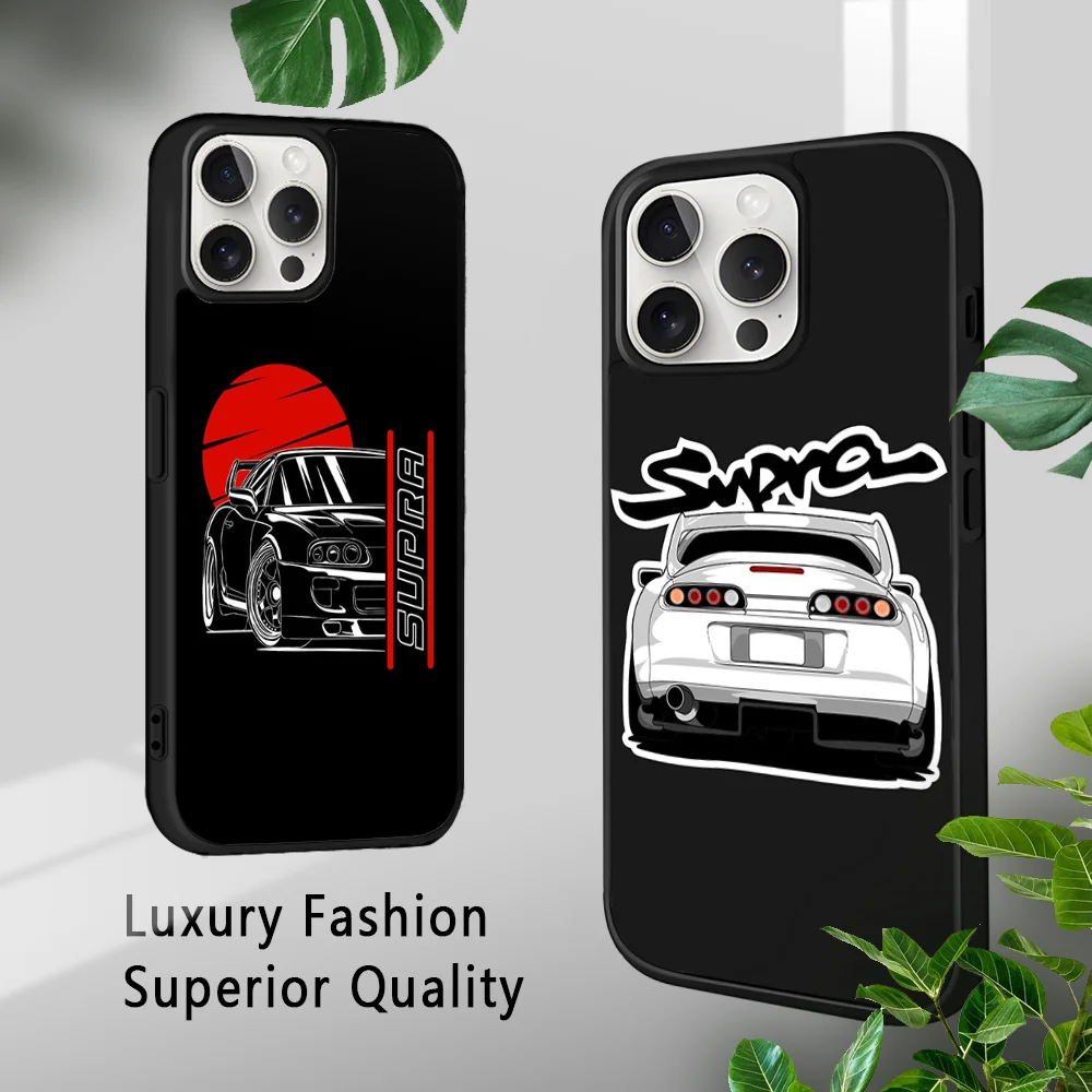 Japanese Supra Car Phone Case For iPhone 16 15 14 13 12 11 Pro Xs Max Mini Plus Celulares Hard Funda