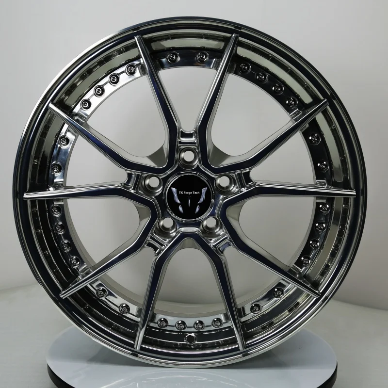 

Factory Direct Sale Custom Forged Two Piece Aluminium Wheel Hubs Rims Polished OEM ODM