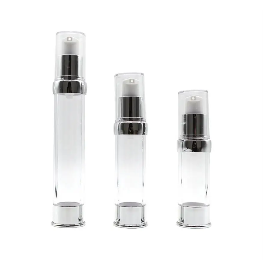 30ml clear airless bottle UV pump lotion emulsion serum foundation toner liquid eye essence balance skin care cosmetic packing