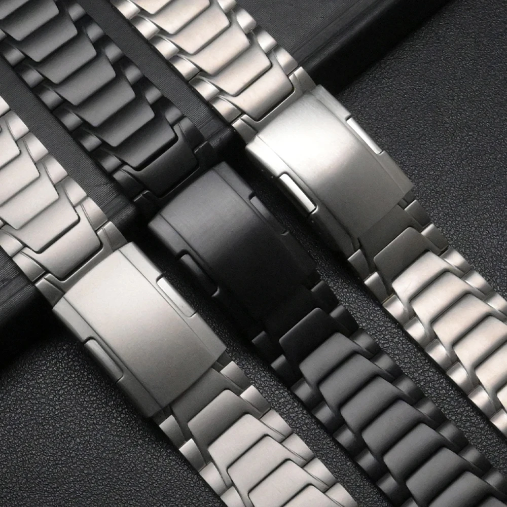 حزام تيتانيوم لساعة Garmin إندورو 3 2 Tactix 7 Pro Man سوار لـ Garmin Fenix 8 51mm Fenix 7X Pro 51mm 6 Pro 5 Plus حزام