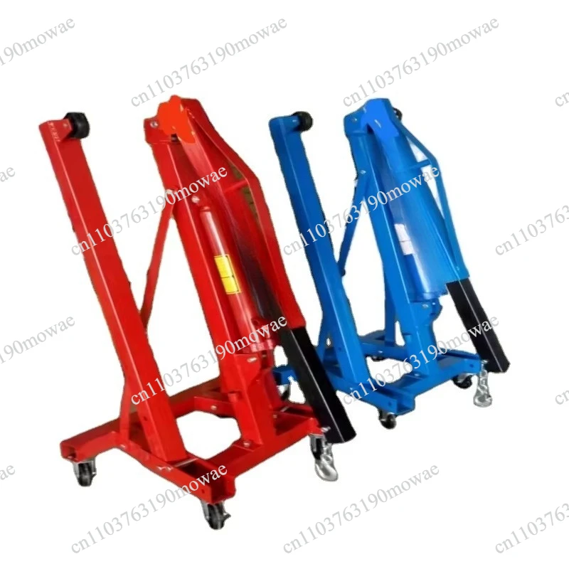 2 tons 3 tons foldable mobile  crane, manual hydraulic engine workshop car crane