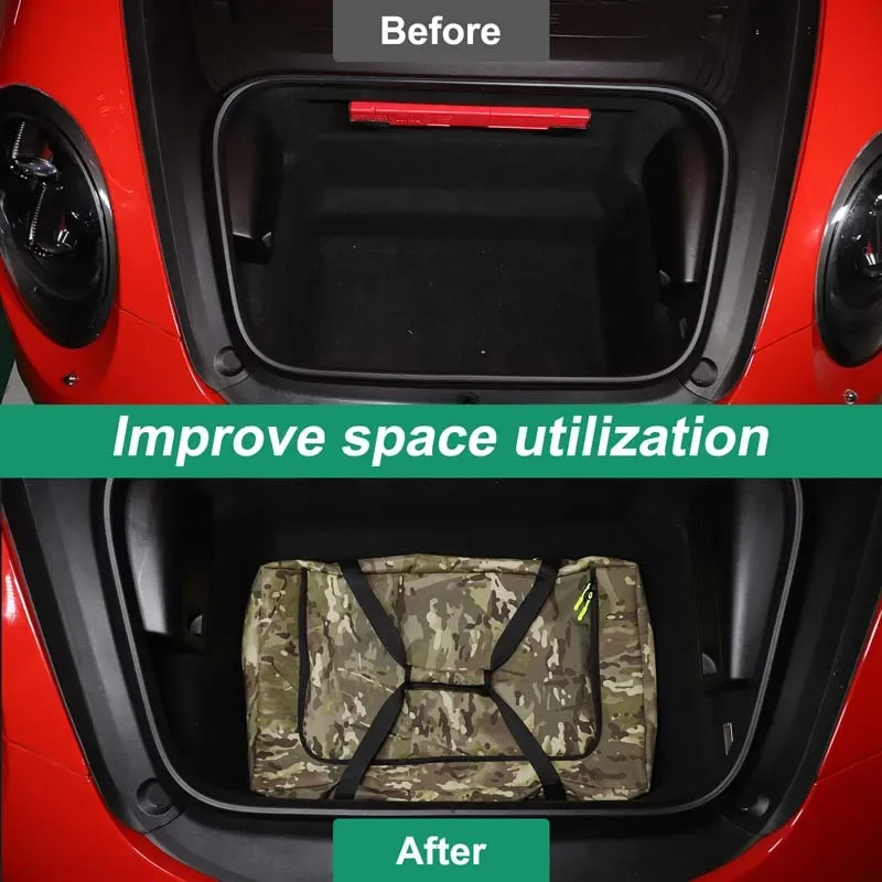 For Porsche 911 Oxford cloth Car styling car front trunk tool storage bag Organizing bag Car interior modification accessories