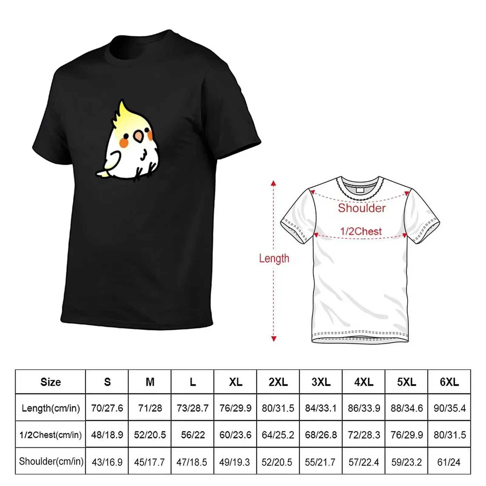 Scooty the Special Needs Cockatiel T-Shirt anime stuff shirts graphic tees anime t shirts for men cotton