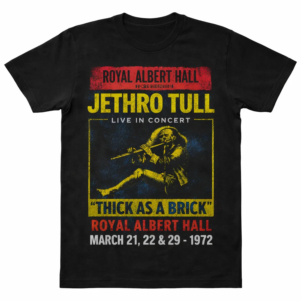 

Jethro Tull Royal Albert Hall Shirt, Rock And Roll Band Tee Mens Graphic T-Shirt