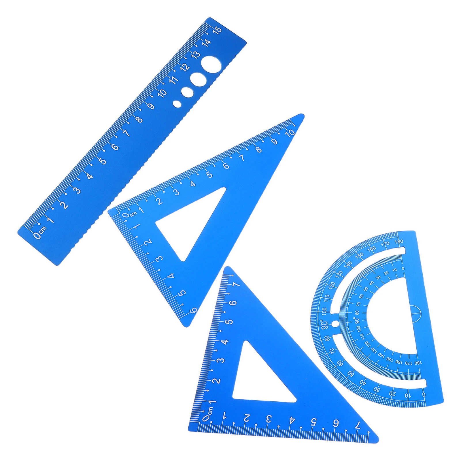 

Набор студенческих линеек, треугольная доска из алюминиевого сплава, инженерные инструменты, линейки для черчения, офис