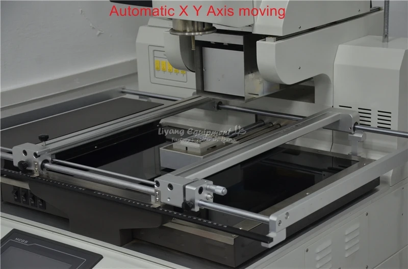 LY-G950 8000W Semi-automatic 3 Zones Max 63x61cm Big Area Hot AIR Gas 3 in 1 mix Heating Align BGA Rework Station 220V