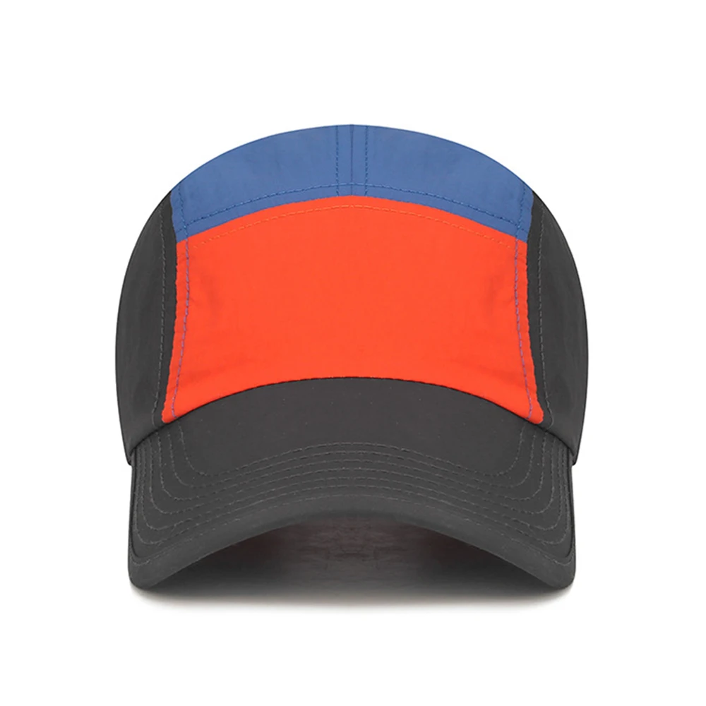 FS Outdoor Fast Drying 5 Panel Cap Orange Brown Baseball Caps For Men Breathable Women Hat Retro Japanese Dad Hats Casquettes