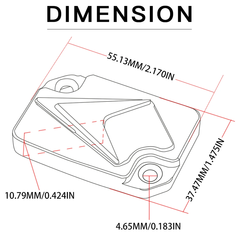 オートバイ用流体タンクカバーキャップ,フロントブレーキ,ktm 390,duke,390-2013,2020, 2019, 2018, 2017, 2016, 2015, 2022, 2023, 2024