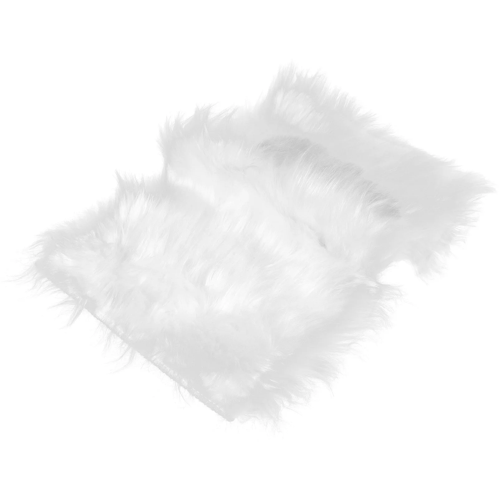 Faux Fur Rug Background Photoshoot Shaggy Nail Decorations for Supplies Fluffy