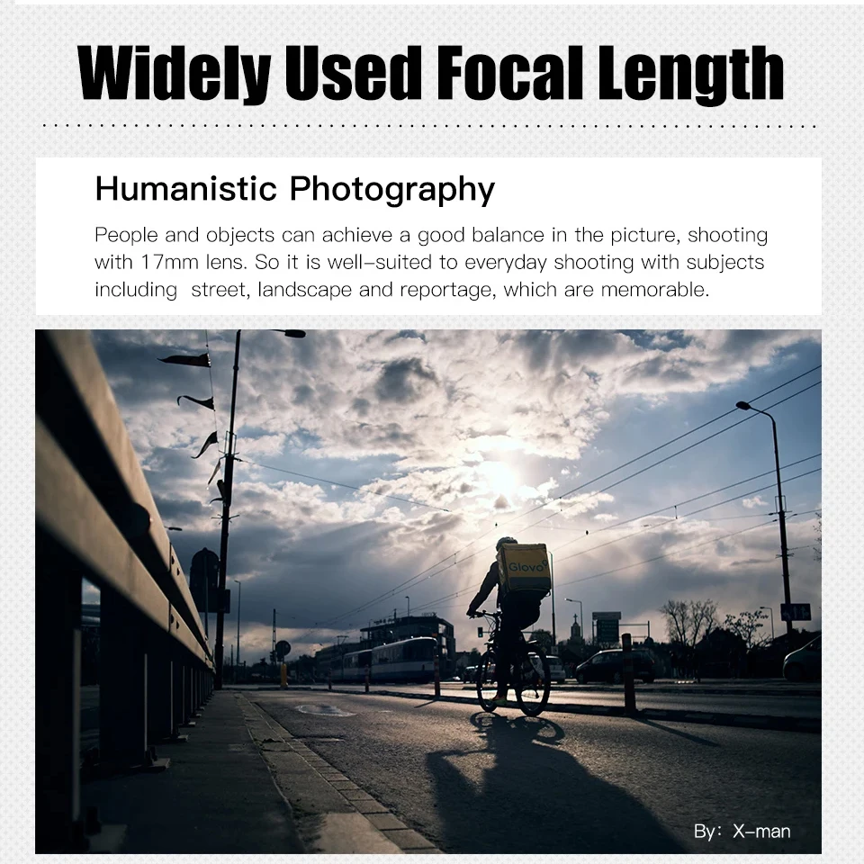 TTArtisan 17mm F1.4 Wide Angle APS-C Prime Lens Large Aperture Humanties Lens  for Sony A6400 Fuji X-T10 Nikon Z50