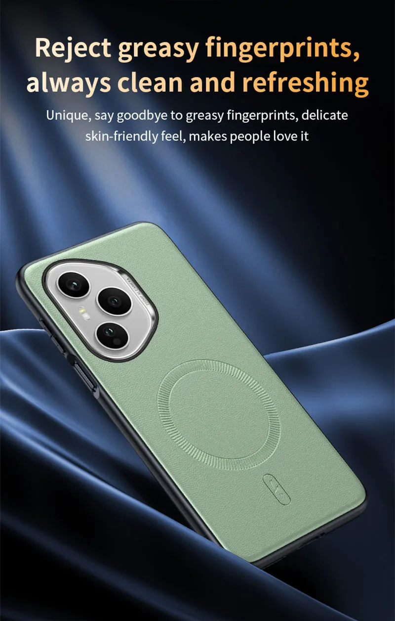 Für Honor 400 Pro Hülle Magnetische Leder-Schutzhülle Für Honor 400 Pro Hochwertige Anti-Fingerabdruck Rutschfeste PC+TPU – Detail 17