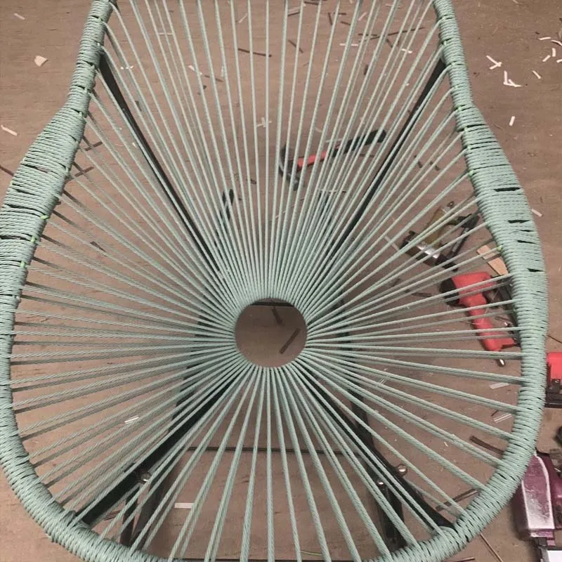 500g PE Rattan Weaving Material for Outdoor Hanging Chair Straw Hat Swing Chair Lounge Chair Repair Synthetic Rope UV Resistant