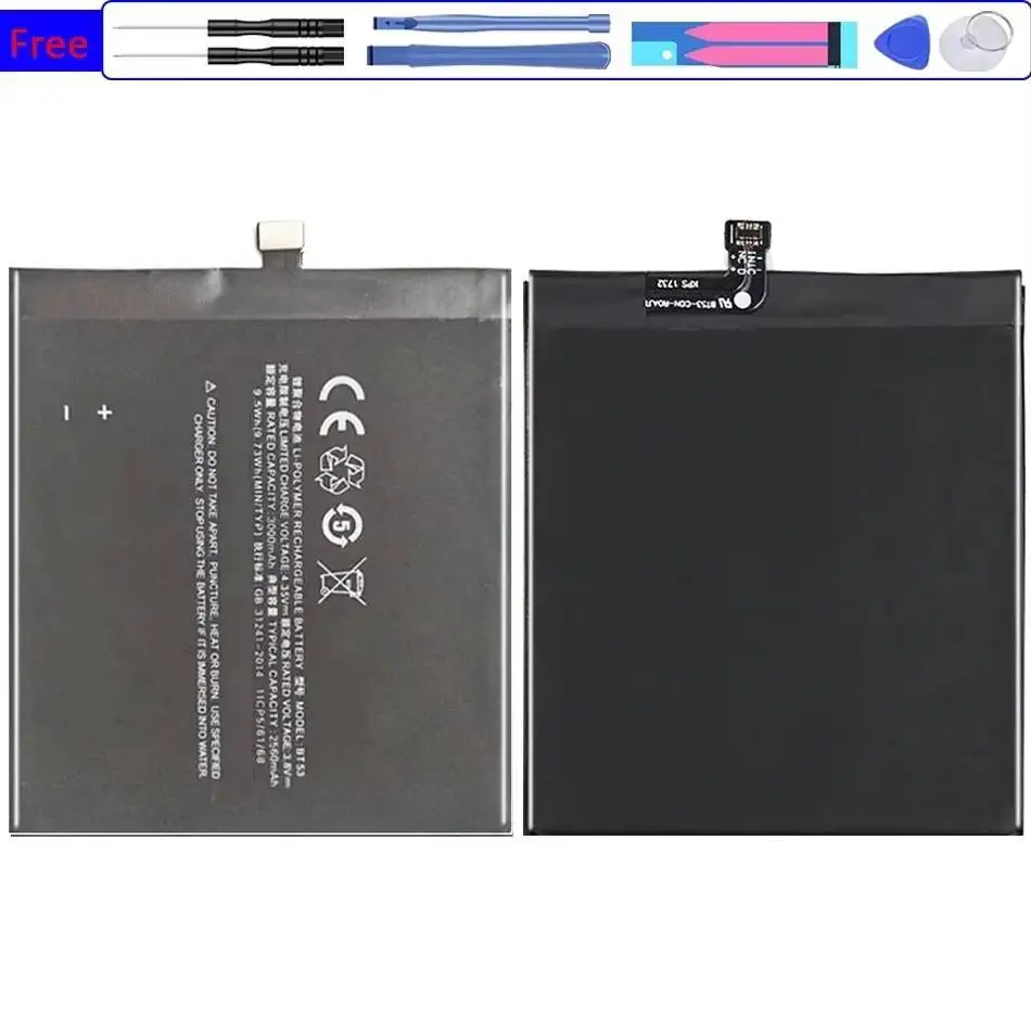 

3060Mah For Meizu Pro 6S 6 M570Q-S Safe Mobile Phone Battery Long-Lasting BT53S