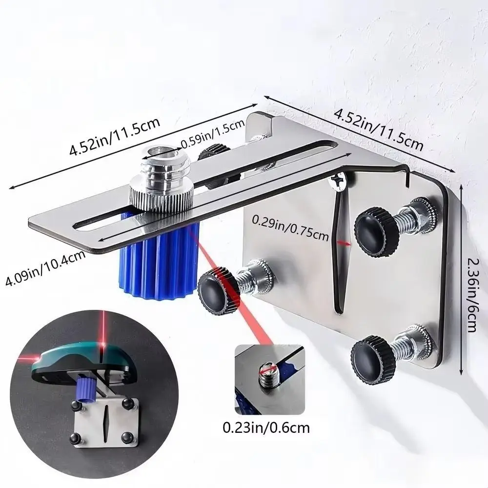 Heavy-Duty Universal Wall Mount Portable Design Stainless Steel Positioning Device Multifunctional Supports Heavy Loads