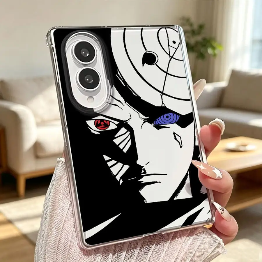 Funda de teléfono transparente suave de anime N-arutos para Samsung Galaxy Z Fold 8 ZFold8. 2