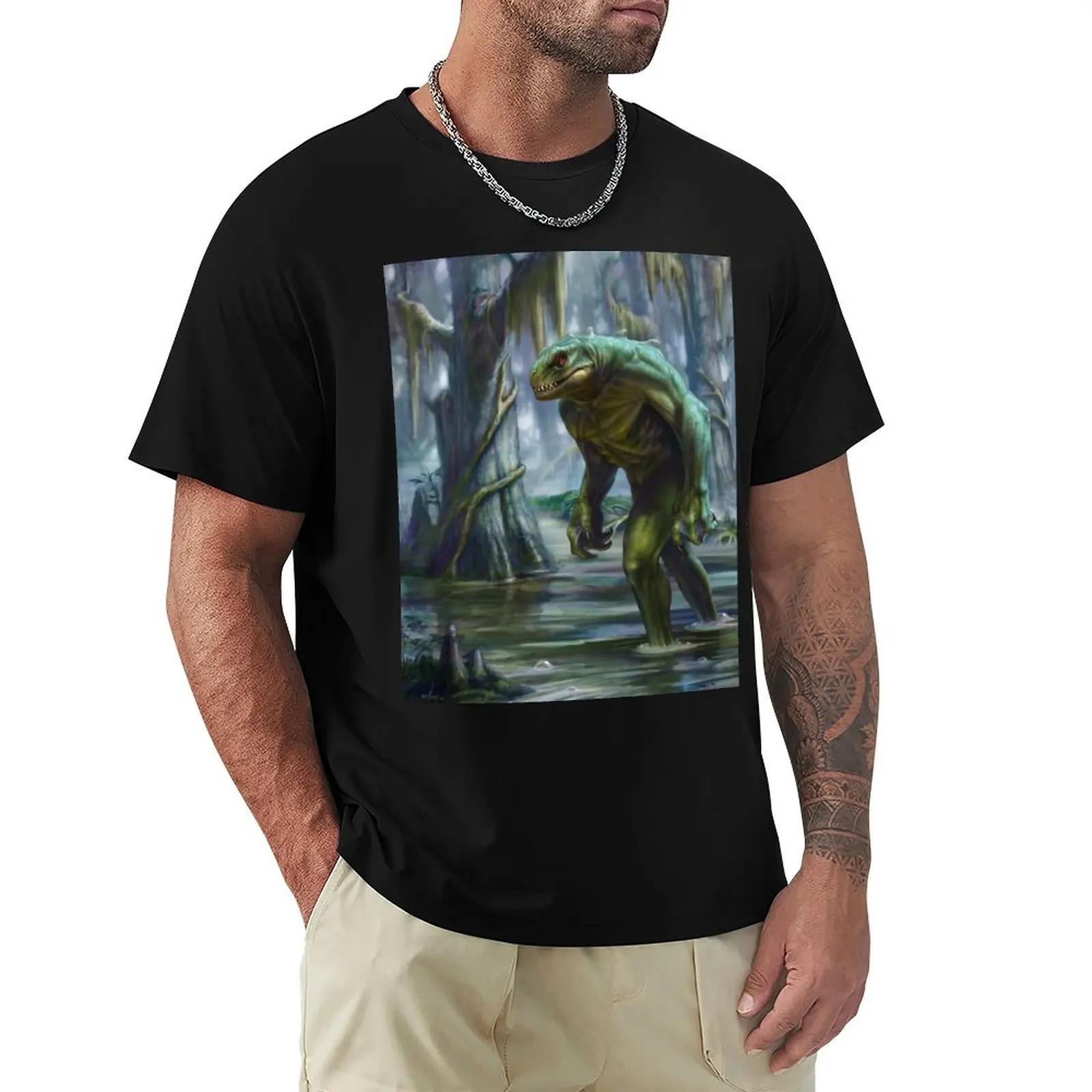 Lizardman of Scape Ore Swamp T-Shirt shirts graphic tees man t shirt t shirts for men graphic