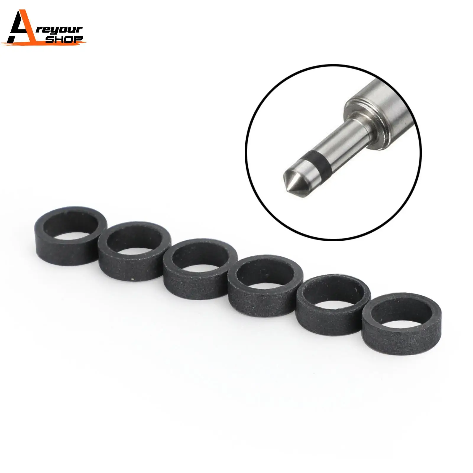 6PCS Fuel Injectors Repair Seals for BMW 135 335 535 550 650i 740i 750i X5 X6