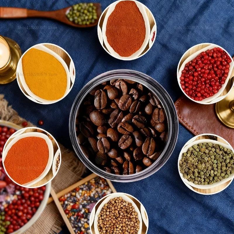 مطحنة كهربائية محمولة من الفولاذ المقاوم للصدأ متناهية الصغر لأغذية الأطفال وحبوب البن والتوابل والفلفل مثالية للاستخدام المنزلي في المطبخ