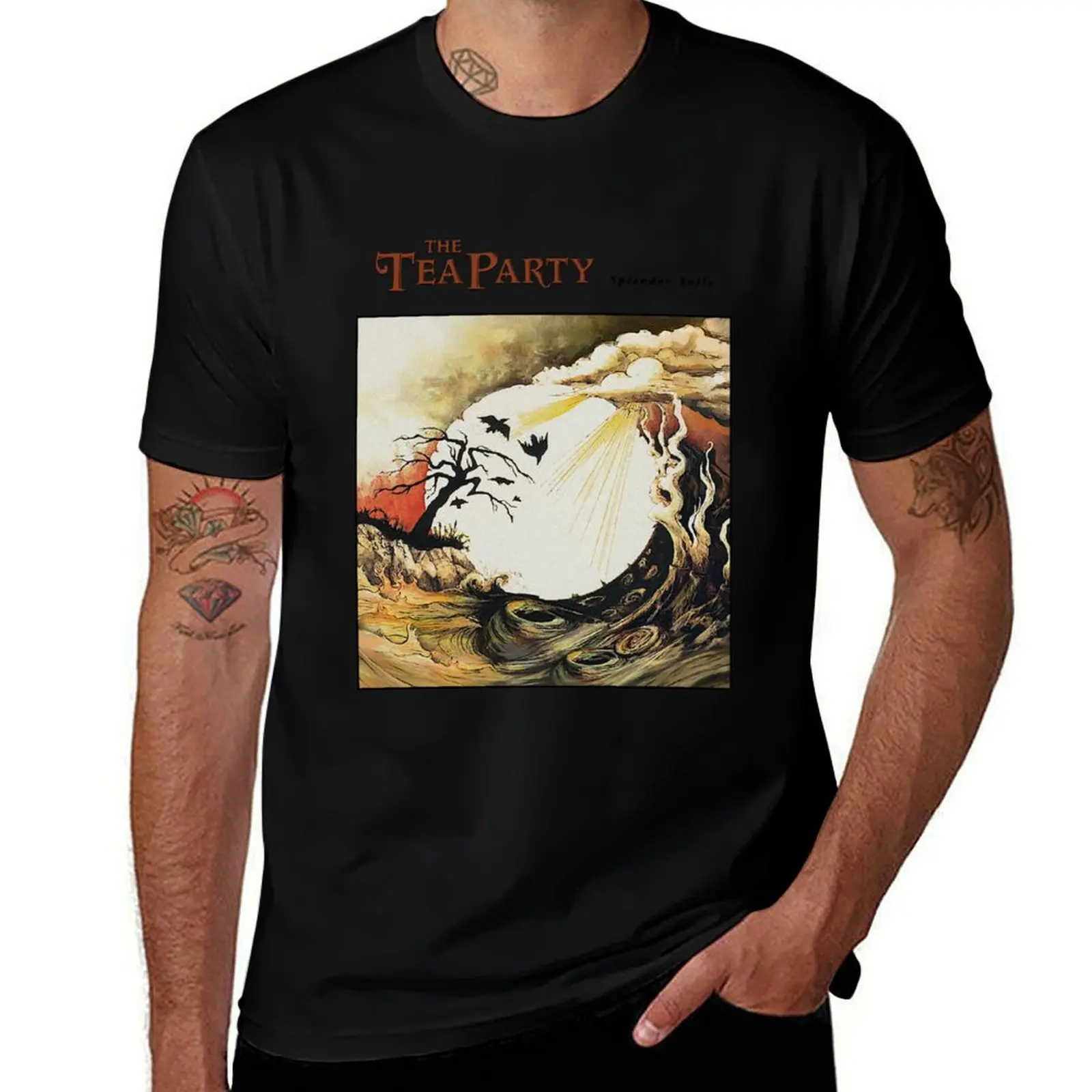 

The Tea Party - Splendor Solis T-Shirt t shirt man cotton t shirts for man pack white man t shirt cotton high quality T-Shirt