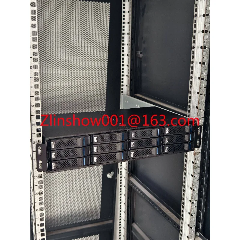 12-Disk hard disk expansion cabinet, external storage box nas 12g backplane, can be connected in series with multiple cages