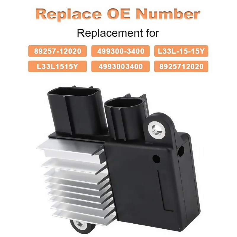 Car Fan Control Module Blower Resistance for Toyota Corolla for Mazda 5 CX-7 89257-12010 499300-3400 L33L1515Y