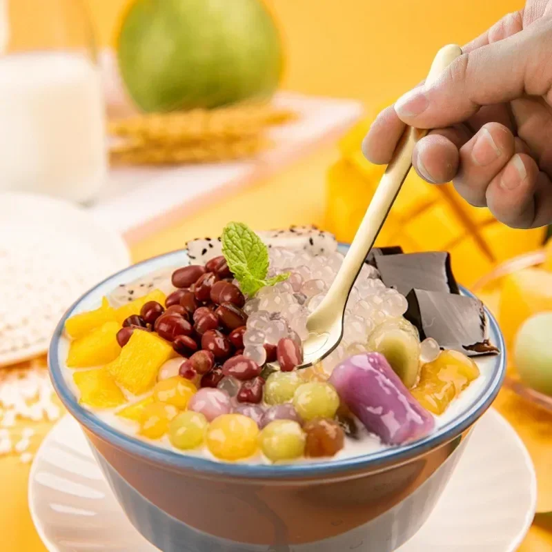 10/1PCS Creative Cute Cat Claw 401 Stainless Steel Spoon for Ice Cream Coffee Tea Dessert Spoon Kitchen Tableware Accessories